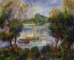 The Seine at Argenteuil by Pierre Auguste Renoir