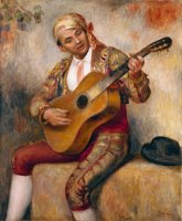 The Spanish Guitarist by Pierre Auguste Renoir