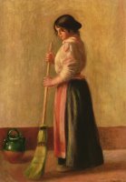 The Sweeper by Pierre Auguste Renoir