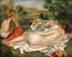  Two Bathers by Pierre Auguste Renoir