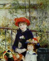 Two Sisters by Pierre Auguste Renoir