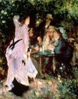 Under the Trees of the Moulin de la Galette by Pierre Auguste Renoir