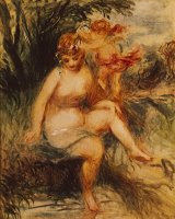  Venus and Love Allegory by Pierre Auguste Renoir