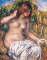 Woman by Spring by Pierre Auguste Renoir