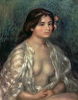 Woman Semi Nude by Pierre Auguste Renoir