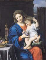 The Virgin of the Grapes by Pierre Mignard