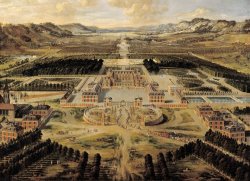 Perspective View of The Chateau, Gardens And Park of Versailles Seen From The Avenue De Paris by Pierre Patel I