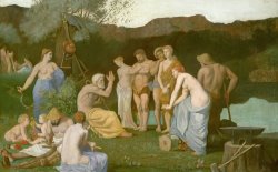Rest by Pierre Puvis de Chavannes