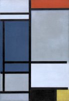 Composition with Red, Blue, Black, Yellow, And Gray by Piet Mondrian