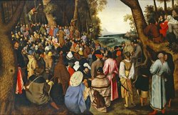 Saint John The Baptist Preaching by Pieter Bruegel the Elder