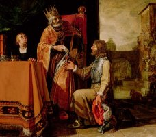 King David Handing the Letter to Uriah by Pieter Lastman
