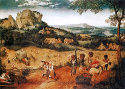 Die Heuernte by Pieter the Elder Bruegel