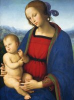 Madonna And Child by Pietro Perugino