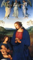 Virgin And Child with Angels by Pietro Perugino