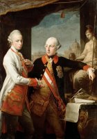 Emperor Joseph II (1741 1790) with Grand Duke Pietro Leopoldo of Tuscany by Pompeo Batoni