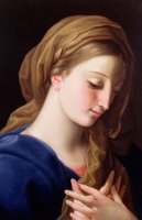 The Virgin Annunciate by Pompeo Girolamo Batoni