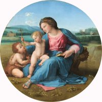 The Alba Madonna by Raffaello Sanzio of Urbino