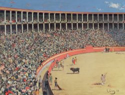 The Bullfight by Ramon Casas i Carbo