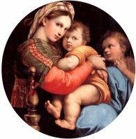The Madonna of The Chair by Raphael