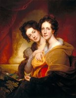 The Sisters (eleanor And Rosalba Peale) by Rembrandt Peale