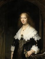 Portrait of Maria Trip (16191683) by Rembrandt