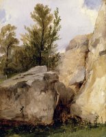 In the Forest of Fontainebleau by Richard Parkes Bonington