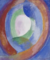 Formes Circulaires; Lune No. 1 by Robert Delaunay