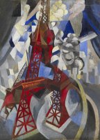 Red Eiffel Tower (la Tour Rouge) by Robert Delaunay