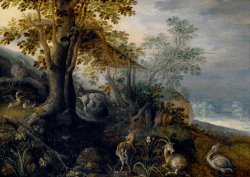 Landscape with Animals by Roelant Savery