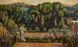 The Artist's Garden at Durbins, Guildford by Roger Fry