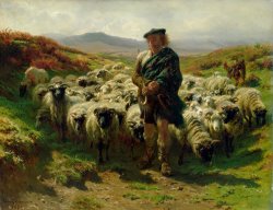 The Highland Shepherd by Rosa Bonheur