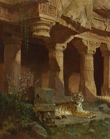 Tiger at Rest by Rudolf Ernst