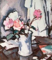 Pink Roses by Samuel John Peploe