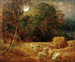 Harvest Moon by Samuel Palmer