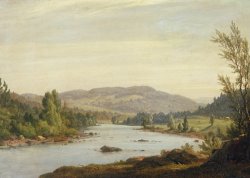 Landscape with River by Sanford Robinson Gifford