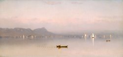 Morning in The Hudson, Haverstraw Bay by Sanford Robinson Gifford