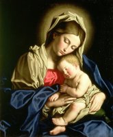 Madonna And Child by Sassoferrato
