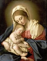 The Madonna And Child by Sassoferrato