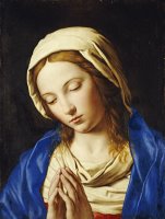 The Madonna at Prayer by Sassoferrato