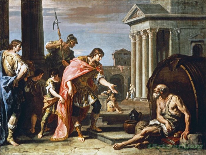 diogenes painting