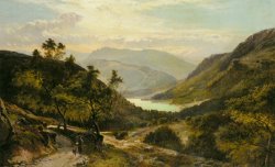 The Path Down to The Lake North Wales by Sidney Richard Percy