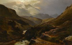 The Road to Loch Turrett by Sidney Richard Percy