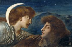 The Moon And Sleep by Simeon Solomon