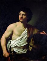 David with The Head of Goliath by Simon Vouet