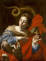 Saint Margaret by Simon Vouet
