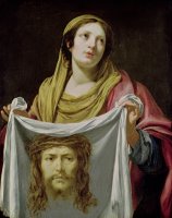 St. Veronica Holding the Holy Shroud by Simon Vouet