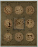 Sheet of Studies by Sir Antony Van Dyck
