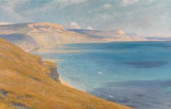 Sea and Sunshine Lyme Regis by Sir Frank Dicksee
