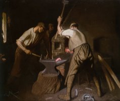 Our Blacksmith by Sir George Clausen