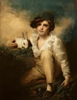 Boy and Rabbit by Sir Henry Raeburn